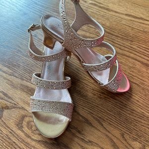 Girls Rose Gold Heels